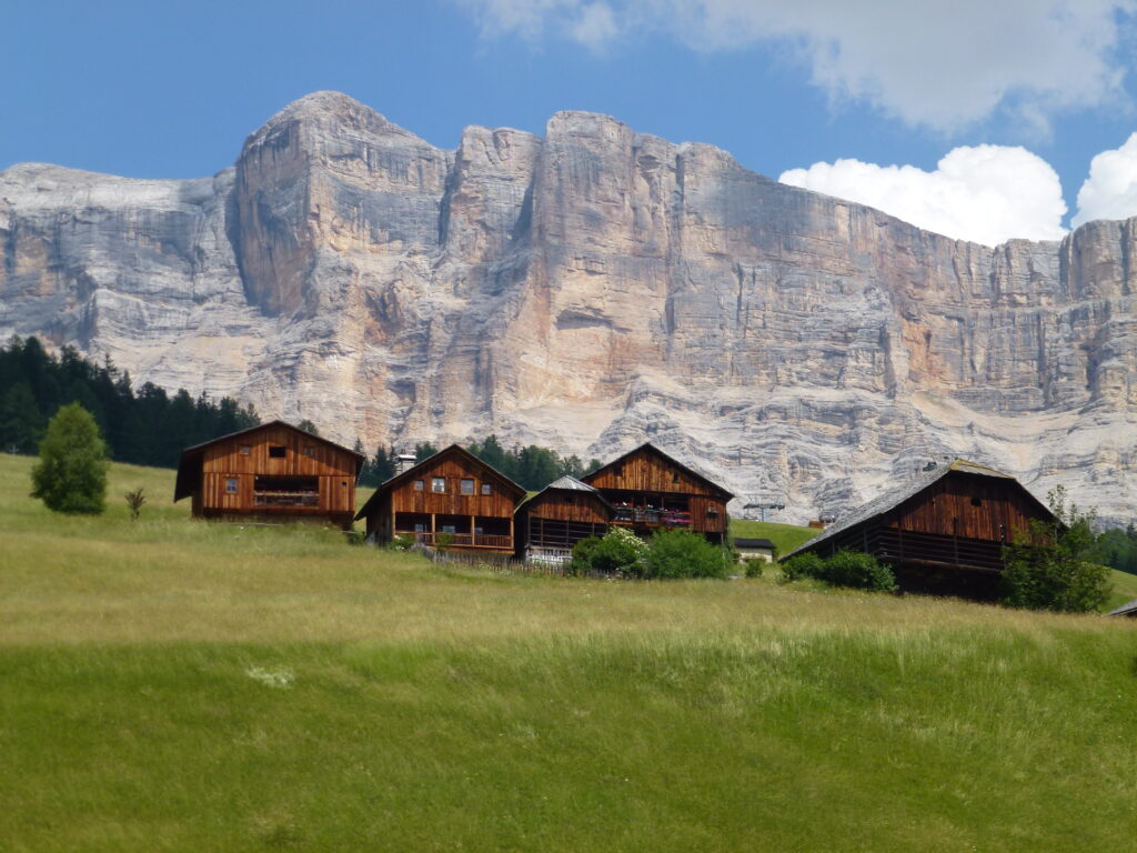 Le viles ladine sono uno degli elementi caratterizzanti del panorama dell'Alta Badia. Il prati curati sono frutto di una secolare tradizione tuttora viva grazie alla sopravvivenza dell'istituzione del maso chiuso